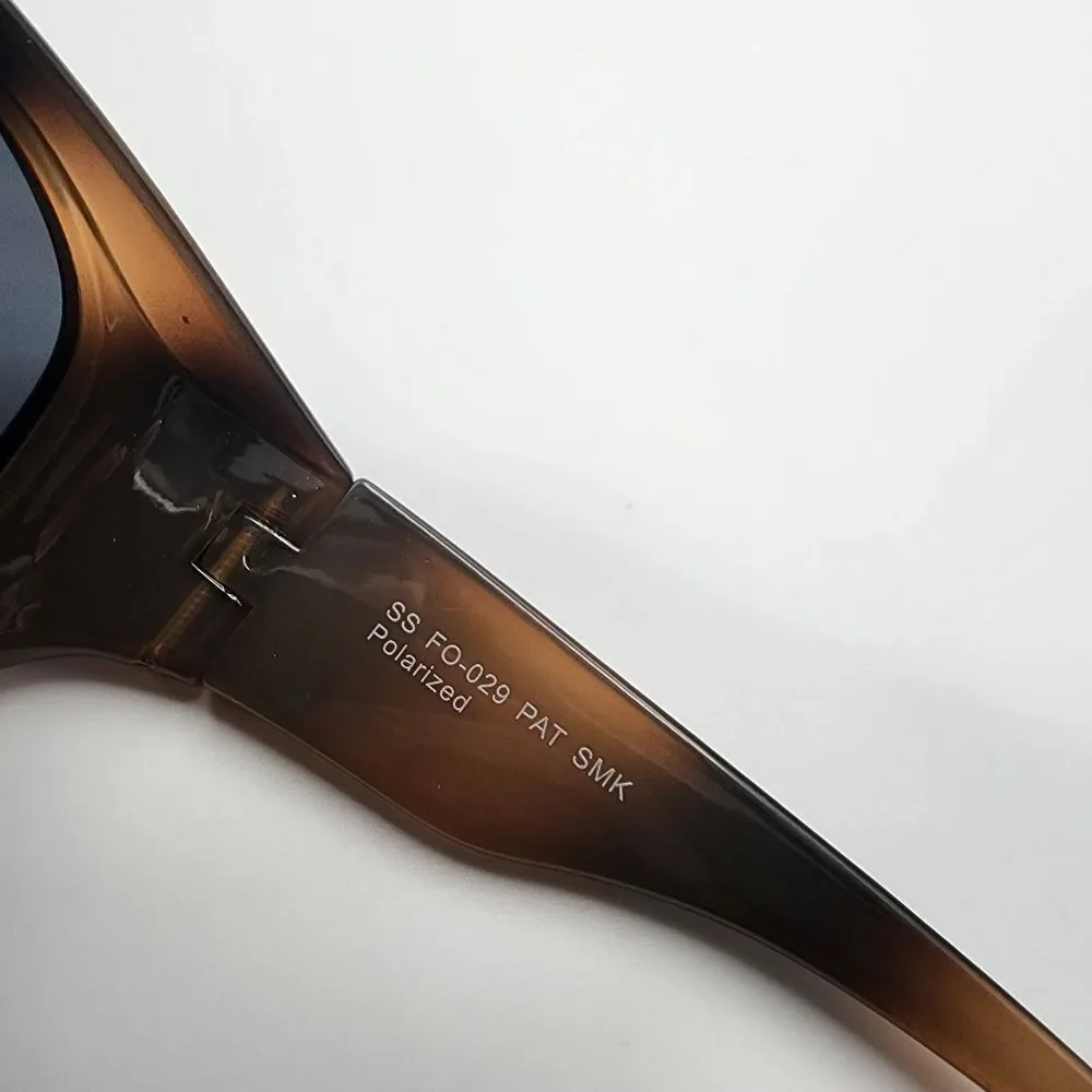 Solar Shield Brown & Black Polarized Sunglasses